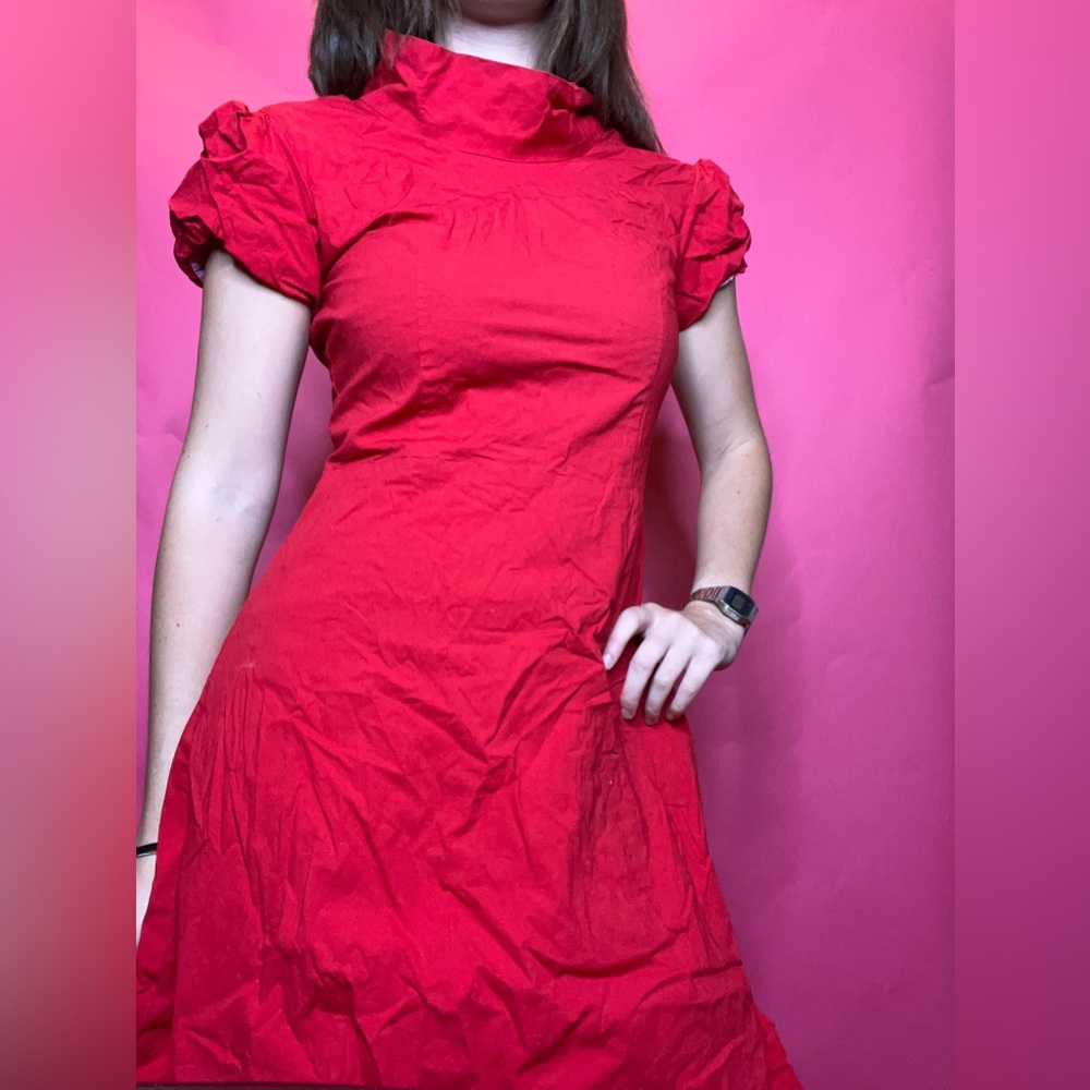Red dress